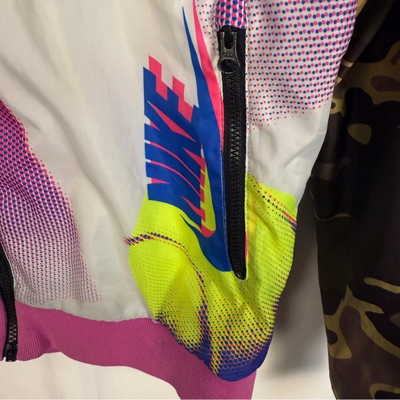 Nike Sportswear NYC What the Windbreaker Multicolor Jacket, RARE collectible Y2K - Picture 6 of 16